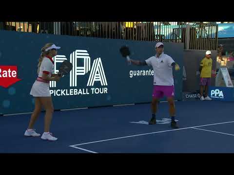 Guaranteed Rate Championships- Mixed Doubles Semi- L.Newman/R.Newman Vs A.Waters/B.Johns