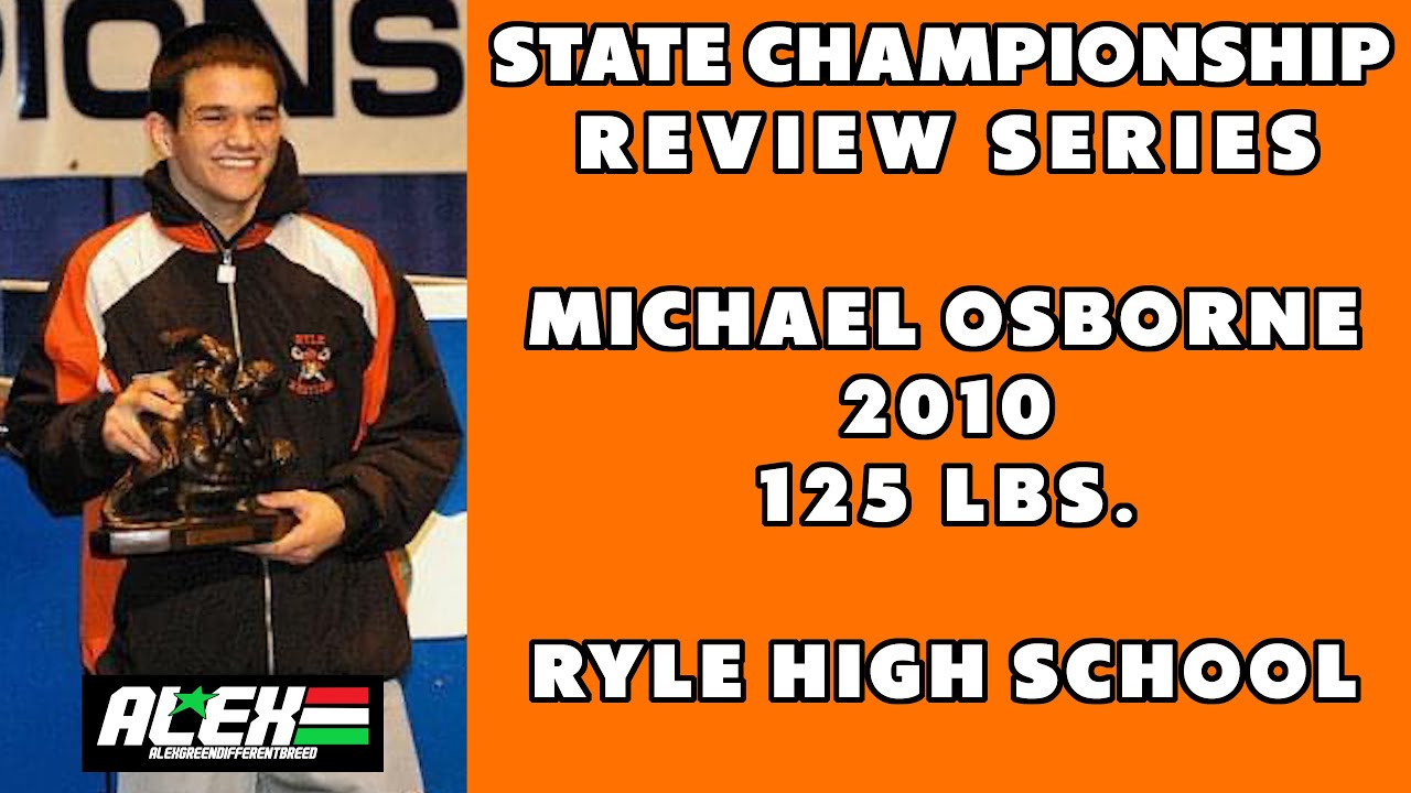 State Wrestling Championship match review w/ Michael Osborne (Ryle HS; 2010 125 lbs .)
