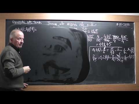 3/3 Lectia 1657 Clasa 6 Mijlocul unui segment Unghiuri adiacente Bisectoarea Transformari de fractii