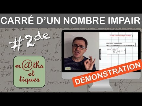 DEMONSTRATION: The square of an odd number is odd - Second