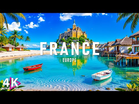 France 4K Drone Nature Film - Relaxing Piano Music - Amazing Nature