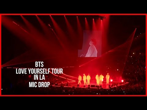 180908 BTS LOVE YOURSELF TOUR IN LA | Mic Drop | The Plebes