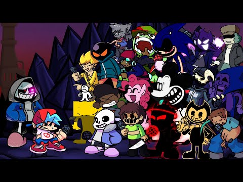 FNF Red Megalovania - But Everyone Sings Red Megalovania - VS Dust sans fnf