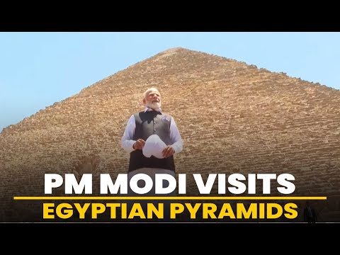 PM Modi visits Egyptian pyramids