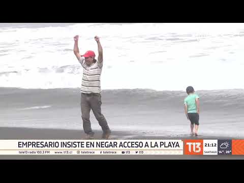 Renato Jaramillo nuevamente en la polémica por negar acceso a la playa en Pichilemu