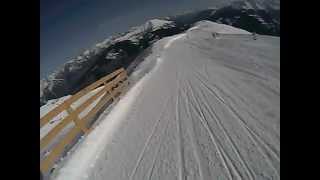 preview picture of video ''Die Erste Spur' in Fiss (Frommes piste) 21-3-2012'