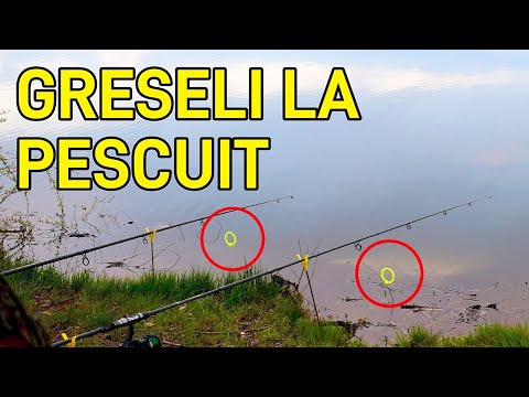GRESELI MARI LA PESCUIT PE CARE LE FAC INCEPATORII (Si tu le faci?)