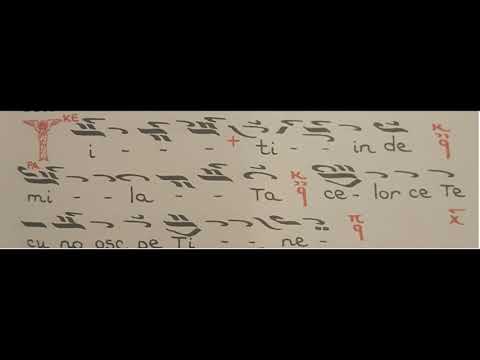 Doxologie, gl. 1 tetrafon de ierom. Partenie, egumenul Sf. Manastiri a Meteorelor