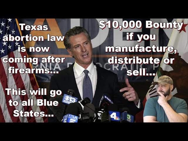 California wants a bounty on "Manufacture, distribution, and sale of assault weapons"... Here we go