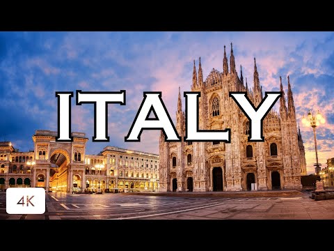 Discover Italy's Natural Beauty from Above | 4K Aerial Landscapes with Music | Soothing Relaxation