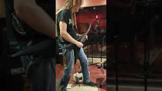 Jungle Rot : Geoff Bub doing his solo on a new song #albumnumber11 #deathmetal