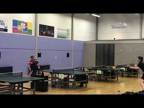 [NTTB-Midden AK2022] Elwin Huiden (TTV Hilversum) - Caspar Veenboer (VTV Nieuwegein) - winnend punt