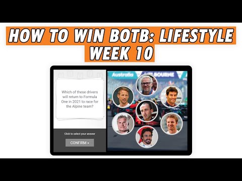 Win BOTB Lifestyle: Week 10 (2021)