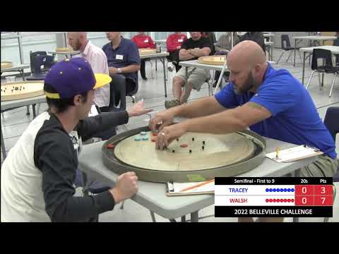 2022 Belleville Crokinole Challenge - Tracey v Walsh - Semifinal