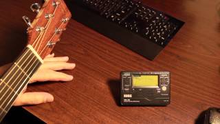 Video thumbnail for Tuner Korg TM-50 How To Use A Tuner by Guitar Talk