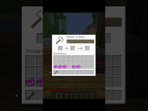 How To Make Your Minecraft Shovel overpowered (Enchantment) #shorts #minecraft