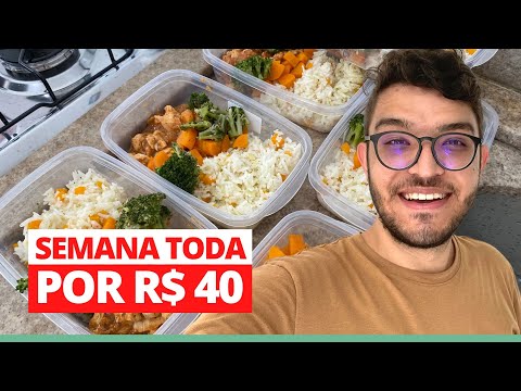 Marmitas para a semana toda por R$40