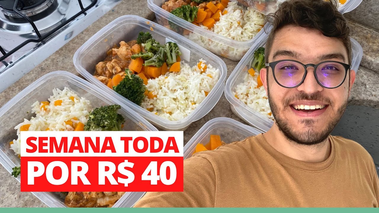 Marmitas semana r$40: economize e coma bem