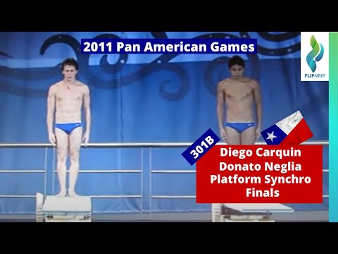 2011  Diego Carquin and Donato Neglia Team Chile - 3 meter springboard diving - Pan American Games