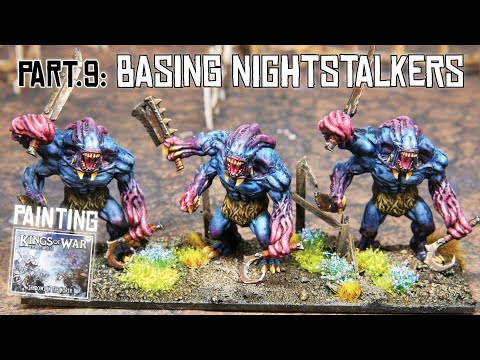 Multibasing Kings of War Nightstalkers: Multi-basing tips / basics