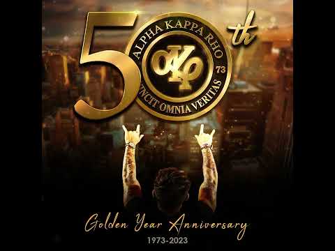 50th Anniversary Alpha kappa rho | Music 1973 2023🔔