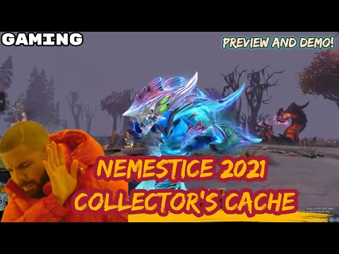 NEMESTICE 2021 COLLECTORS CACHE PREVIEW AND DEMO | MORPHLING ULTRA RARE LOOKS LIKE NYX SET? [DOTA 2]