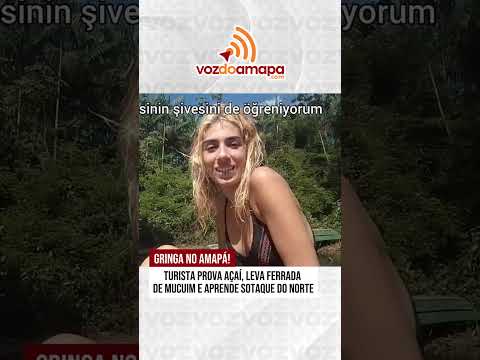 Gringa no Amapá: Turista prova açaí, leva ferrada de mucuim e aprende sotaque do norte