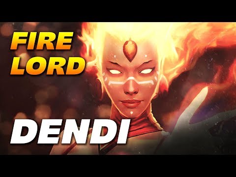 DENDI LINA FIRE LORD - Dota 2 Pro Gameplay