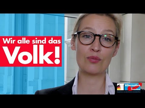 Weidel: Das Volk ist der Souverän! - AfD-Fraktion im Bundestag