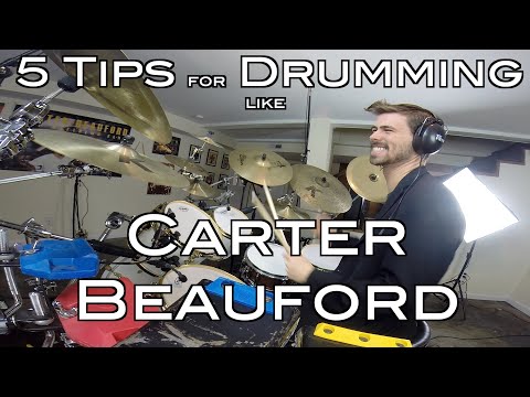 5 Tips for Drumming Like Carter Beauford