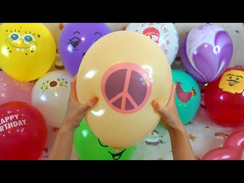 FUN BALLOON POP COMPILATION PART 20!!! #satisfying #asmr #popping #balloon #color #fun