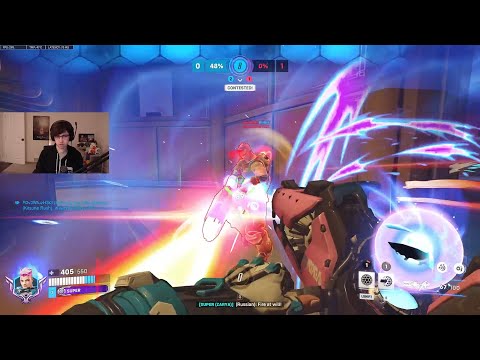 19K DMG! SUPER ZARYA SEASON 19 TOP 500 OVERWATCH 2 GAMEPLAY