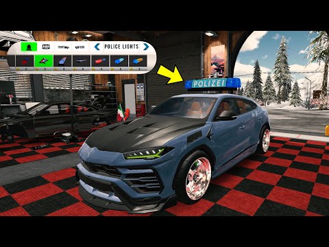 How to Get Police Lights in Car Parking