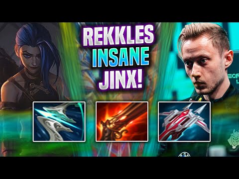 REKKLES IS INSANE WITH JINX! - KC Rekkles Plays Jinx ADC vs Aphelios! | Season 2022