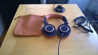 Video thumbnail for Audio-Technica ATH-M50XBL Headphone Review by Booredatwork.com
