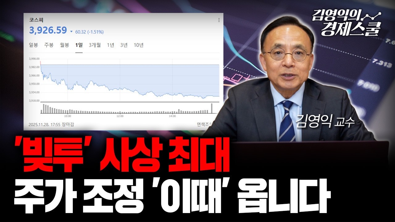 '빚투' 사상 최대.. 주가 조정 '이때' 옵니다 [김영익 공식채널]