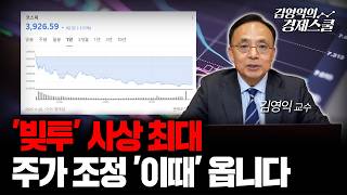 '빚투' 사상 최대.. 주가 조정 '이때' 옵니다 [김영익 공식채널]