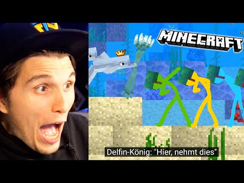 Paluten REAGIERT auf Animation vs. Minecraft: Das Delfin Königreich