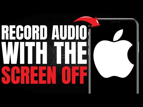 Record Audio with the Screen OFF using Voice Memo on iPhone (EASY GUIDE) [2024]