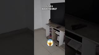 Black eyed child caught on camera 😱 #paranormal