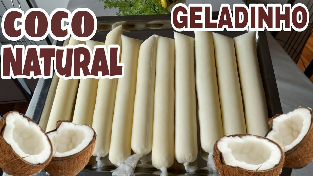 GELADINHO de COCO natural
