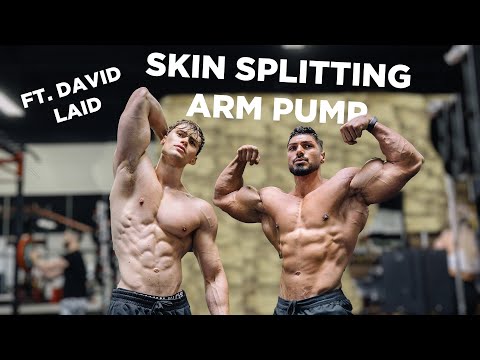 ARM SPLITTING PUMP?!?! LITERALLY?! W/ David Laid