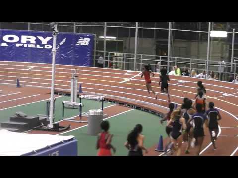 Adaeze Amaefule runs the 600M @ The Bishop Loughlin Games