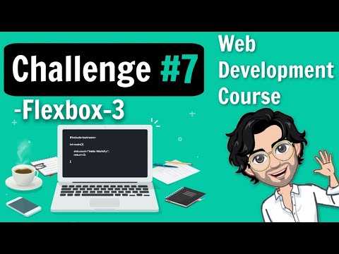 Flexbox-3 Challenge | CSS | Web Development Course