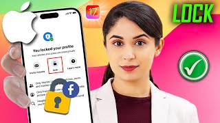 How To Lock Facebook Profile on iPhone 2024 | lock facebook.profile on mobile