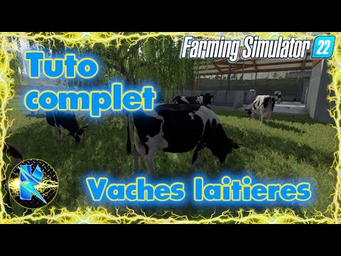 , title : 'Fs22 Tuto vaches laitieres😮😃Ultra complet avec tableaux! Farming simulator guide RTM et production'