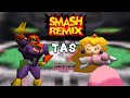 Smash Remix TAS Peach Falcon Combo Match