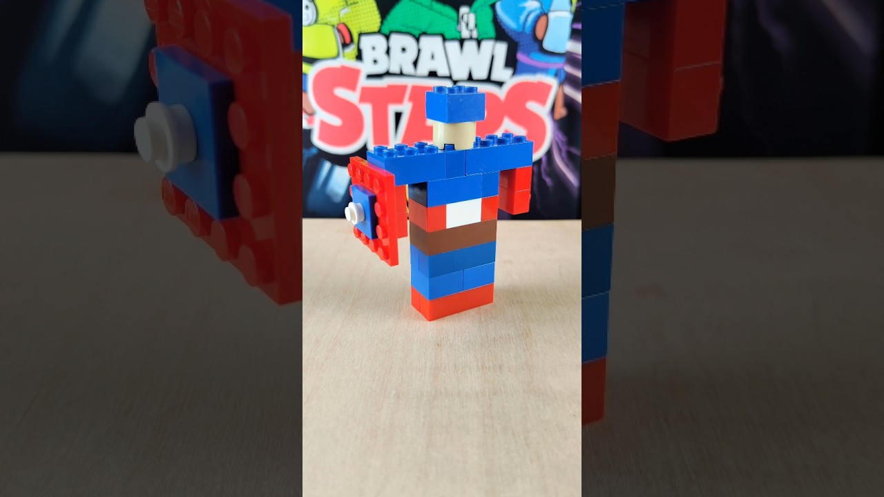 Капитан Америка из ЛЕГО! Lego Самоделка #shorts
