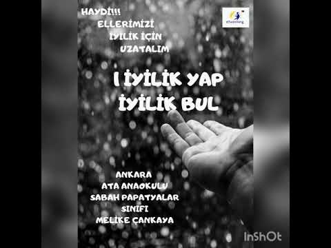 1 iyilik yap iyilik bul proje özetim