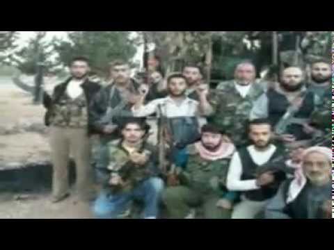 بيان إعلان السيطرة على كتيبة دير فول العقيد سعيد بكداش في حمص